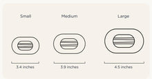 Load image into Gallery viewer, Oval Flat Teletie Clips