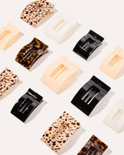 Load image into Gallery viewer, Rectangle Flat Teletie Clips