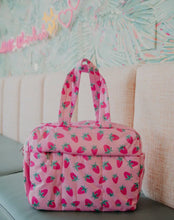 Load image into Gallery viewer, Weekend Puffer Bag with Suitcase Pass Thru Slip by Katydid