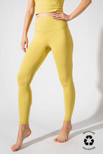 Load image into Gallery viewer, Black YOGA BAND Baby Suede Full Length Leggings WITH 2 LINE YOGA STRETCH