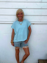 Load image into Gallery viewer, Mineral Wash Cap Sleeve Top