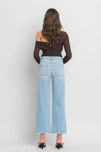 Flying Monkey High Rise Straight Leg Crop Jeans