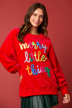 Load image into Gallery viewer, Merry Little Thing Corded Sweatshirt
