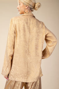 Gold Glitz Blazer