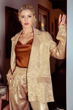 Gold Glitz Blazer