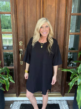 Load image into Gallery viewer, Stretchy Pocket Oversized Textured Dress
