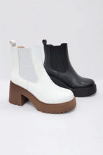 Load image into Gallery viewer, Top Moda White Chunky Boots
