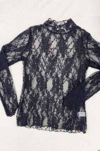 Easel Lace Sheer Top