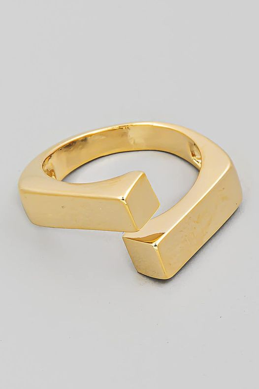 Double Rectangke Ring-Adjustable