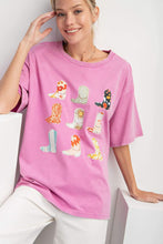 Load image into Gallery viewer, Save A Horse Pink Cowgirl Boot Oversized Tee
