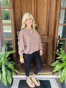 Long Sleeve Boxy Top