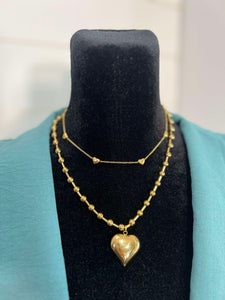 Chunky Heart Necklace