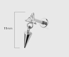 Load image into Gallery viewer, Titanium Flat Back Earrings Sets
