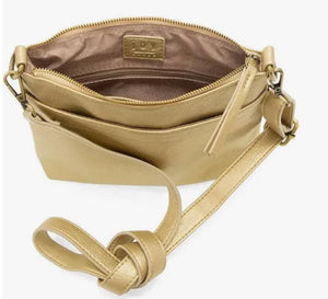 Gold Layla Top Zip Crossbody