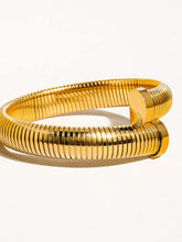 Load image into Gallery viewer, Water Resistant Adjustable Snake Bangle
