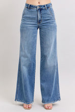 Load image into Gallery viewer, Judy Blue High Waist Trouser Pocket Wide Leg Jeans
