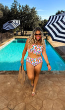 Load image into Gallery viewer, Amalfi Blooms 3-Piece Swim Set
