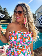 Load image into Gallery viewer, Amalfi Blooms 3-Piece Swim Set
