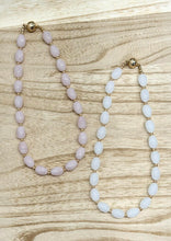 Load image into Gallery viewer, Water Resistant Acrylic &amp; Gold Beaded Necklace w/ Magnetic Clasp
