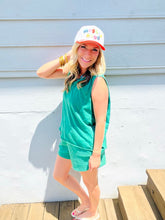 Load image into Gallery viewer, Mineral Wash Green Slouchy Set
