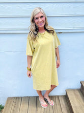 Load image into Gallery viewer, Rhinestone T-shirt Dress by Easel
