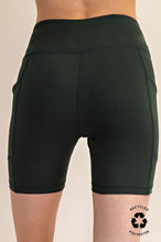 Load image into Gallery viewer, 6” Black Babysuede Biker Shorts with Pockets
