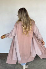 Load image into Gallery viewer, Taupe Luxurious Sweatshirt Cardigan by Blakeley Designs
