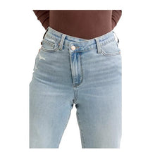 Load image into Gallery viewer, Judy Blue HW Wide Leg Criss-Cross Button Jeans
