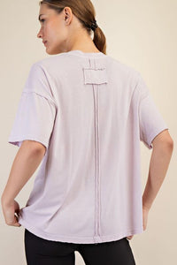 Washed Cotton Boxy Tee