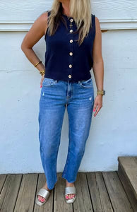 Lovervet High Rise Slim Barrel Jeans