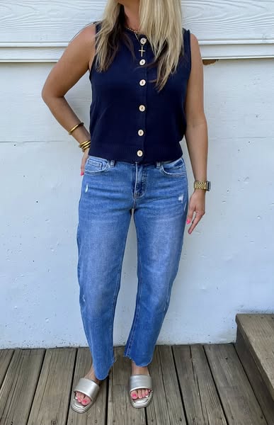Lovervet High Rise Slim Barrel Jeans