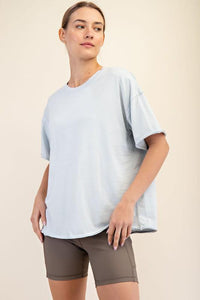 Washed Cotton Boxy Tee