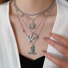 Load image into Gallery viewer, Set of 4 Western Necklace Set
