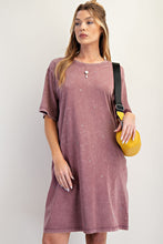 Load image into Gallery viewer, Rhinestone T-shirt Dress by Easel
