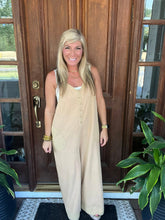 Load image into Gallery viewer, Honey Thermal Wide Leg Jumpsuit
