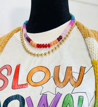Load image into Gallery viewer, Water-Resistant Gold Ball Chain Necklace
