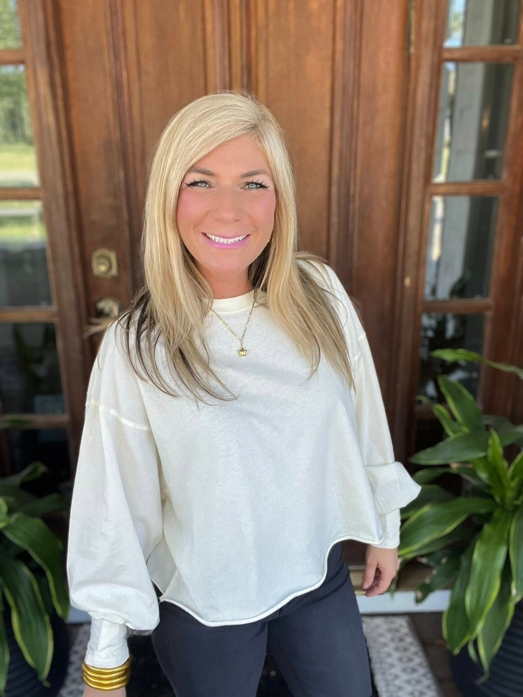 Long Sleeve Boxy Top