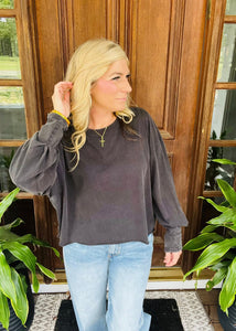 Long Sleeve Boxy Top