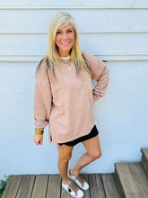 Load image into Gallery viewer, Pocket Slit Pullover
