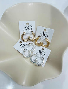 Lightweight 1.5” Hoop Earrings
