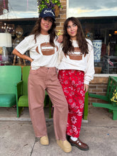 Load image into Gallery viewer, Linen Football Heather Cream Sweatshirt
