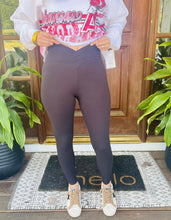 Load image into Gallery viewer, Crossover Babysude Full Length Leggings
