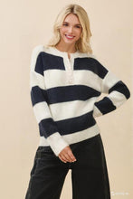 Load image into Gallery viewer, Striped Pocket Sweater
