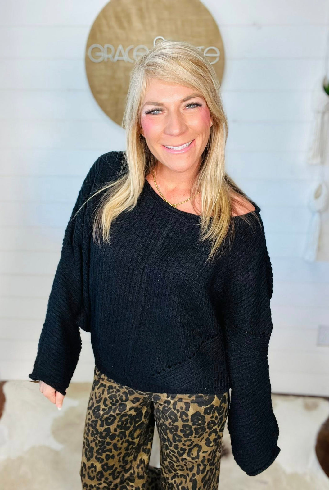 Oversized Chunky Knit Sweater