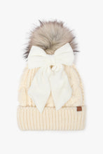 Load image into Gallery viewer, 3-Way Bow Beanie
