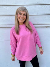 Load image into Gallery viewer, Brushed Melange Pocket Top
