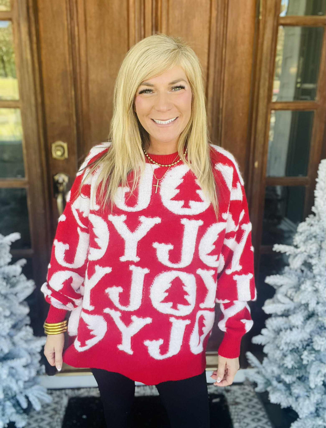 Red Joy Sweater