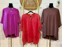 Load image into Gallery viewer, Zenana Oversized Acid Wash Tee
