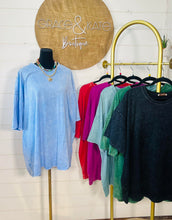 Load image into Gallery viewer, Zenana Oversized Acid Wash Tee
