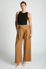 Load image into Gallery viewer, Wide Leg Micro Waffle Pleated Trousers
